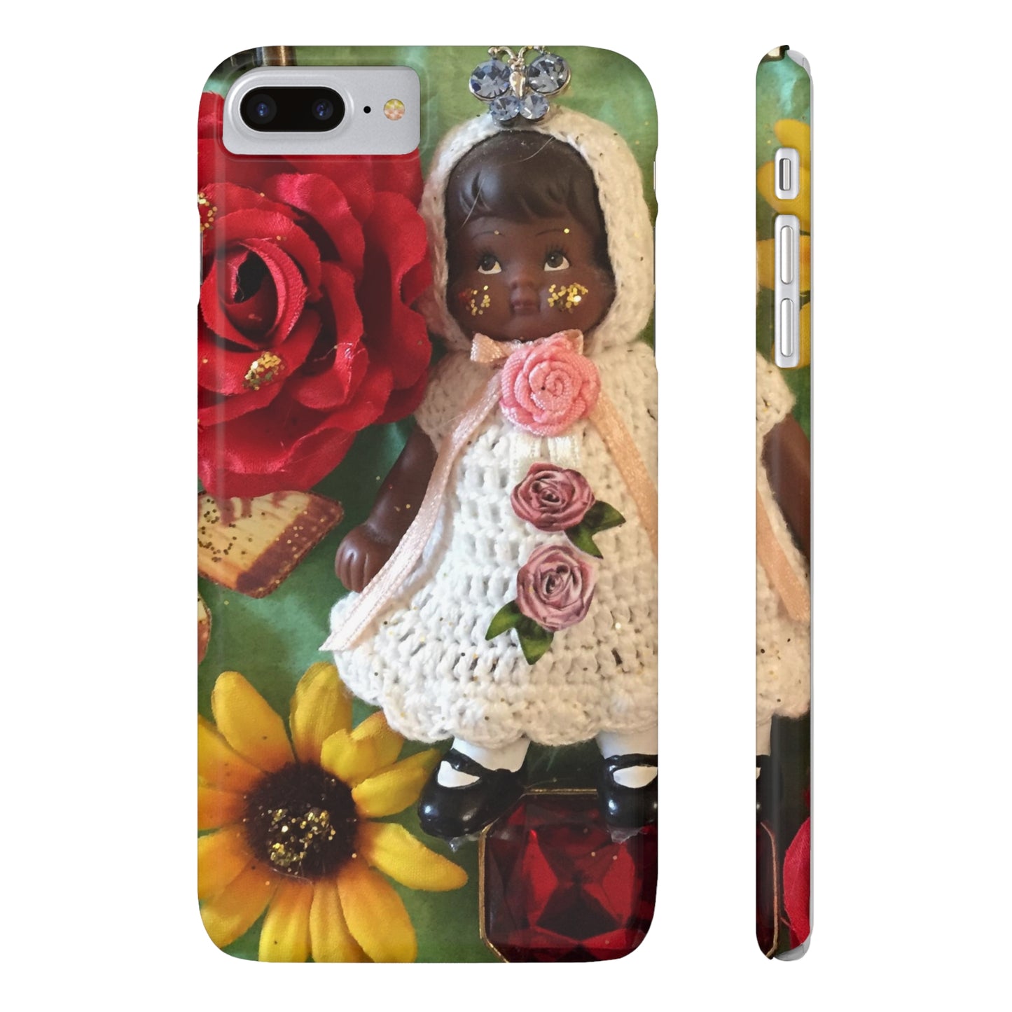 Black Girl Magic Slim Phone Case iPhone 7 Plus or iPhone 8 Plus