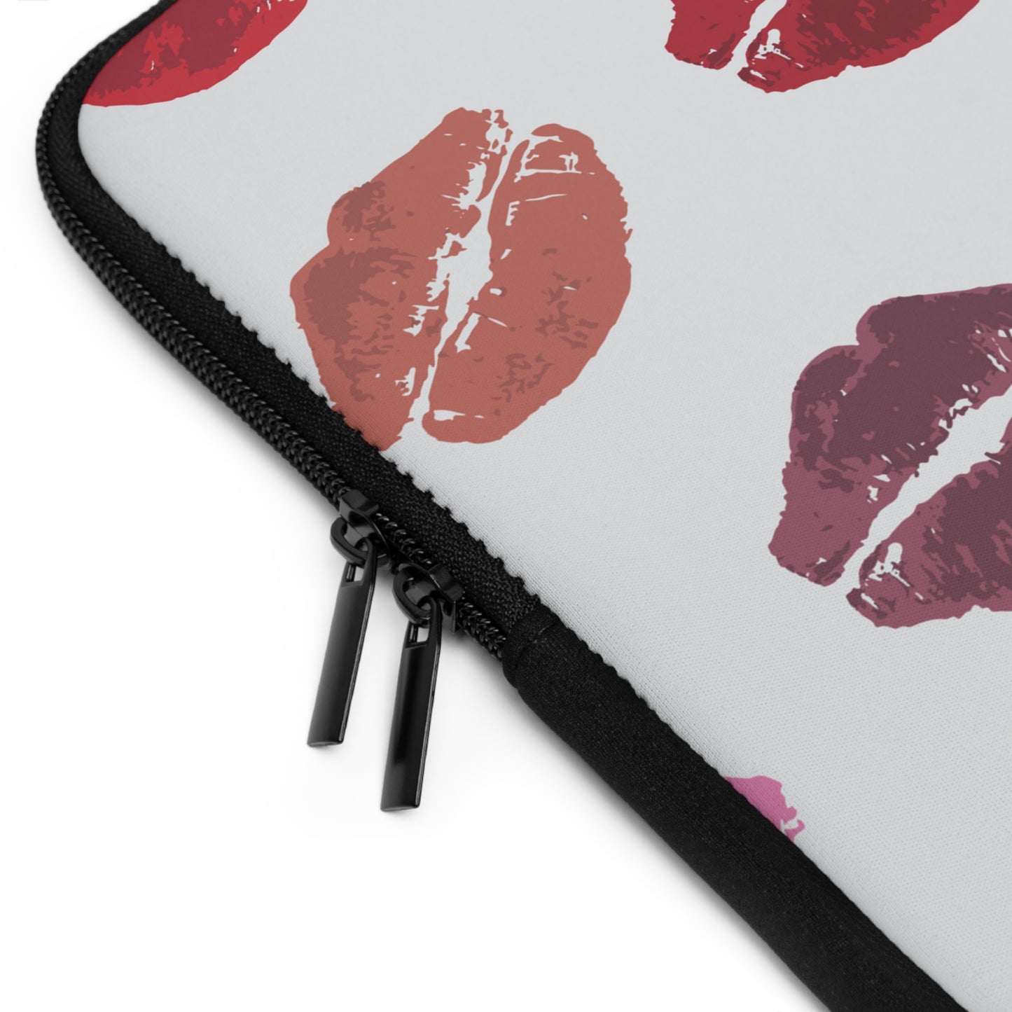 Kisses from the Misses Lipstick-Print Laptop Case/Sleeve